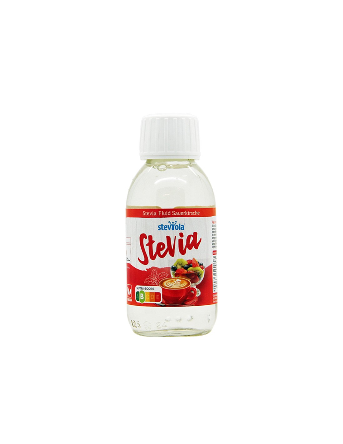 Liquid stevia with cherry flavor - Steviola, 125 ml - Nutra Best Europe