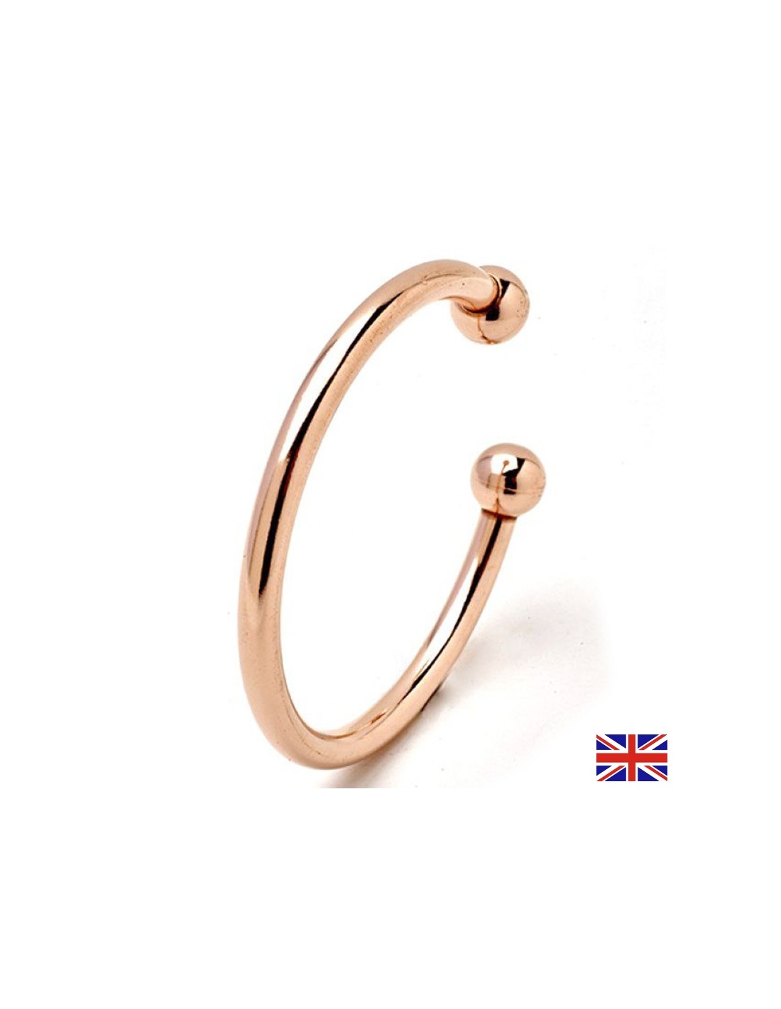 Heavy bracelet with copper and magnet - improves blood circulation, against muscle pain, size M, 19 cm - Nutra Best Europe