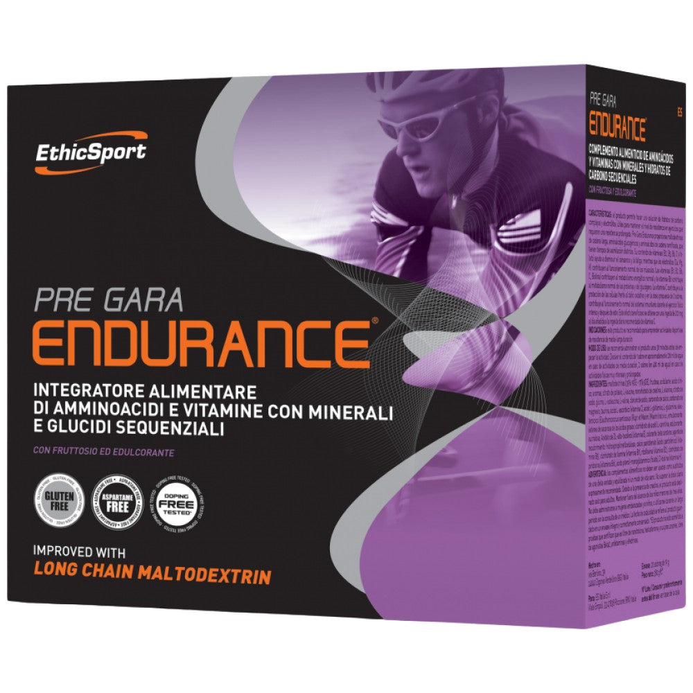 PRE GARA ENDURANCE | Optimized Endurance - 20 x 19 grams - Nutra Best Europe
