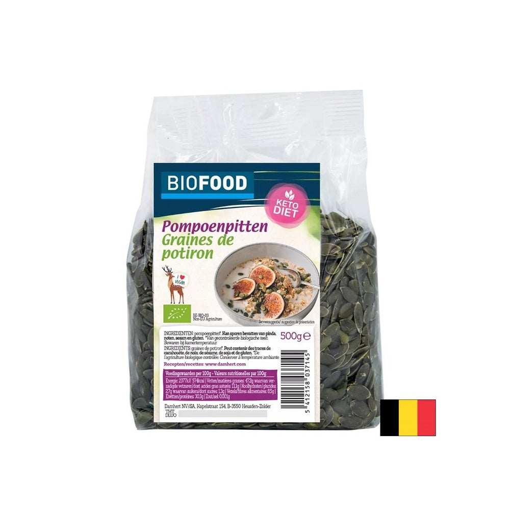 Pumpkin seeds ORGANIC, 500 g - Nutra Best Europe