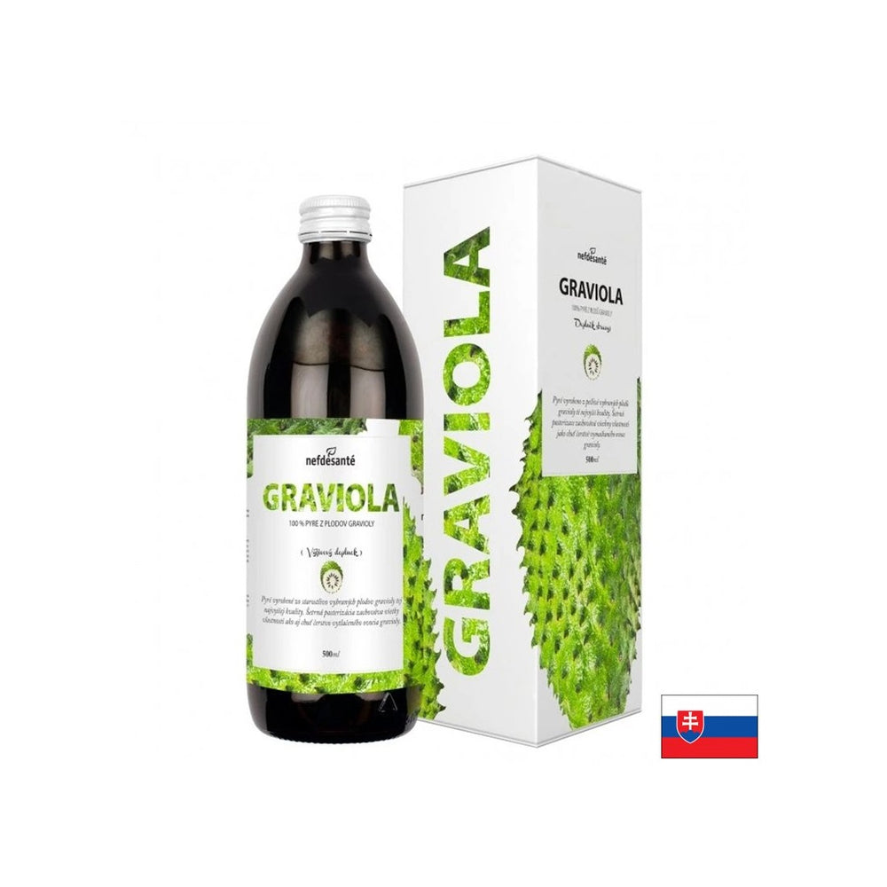 Graviola puree (fruit) – tone and strong immunity, 500 ml, 10 doses - Nutra Best Europe