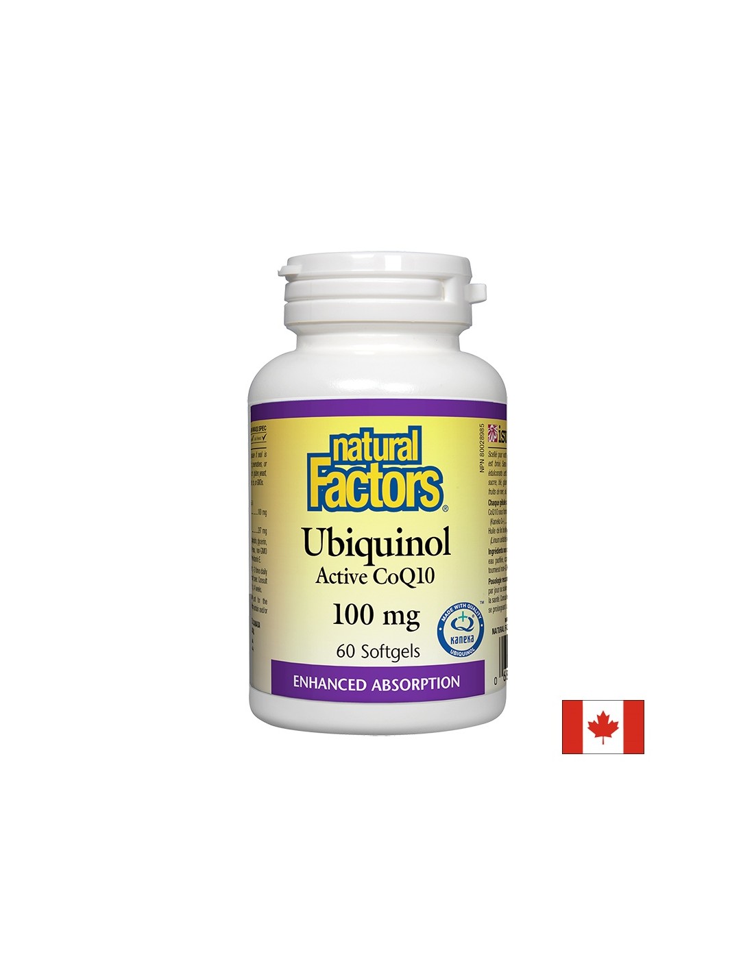 Ubiquinol Active CoQ10 100 mg - 60 Gel capsules - Nutra Best Europe