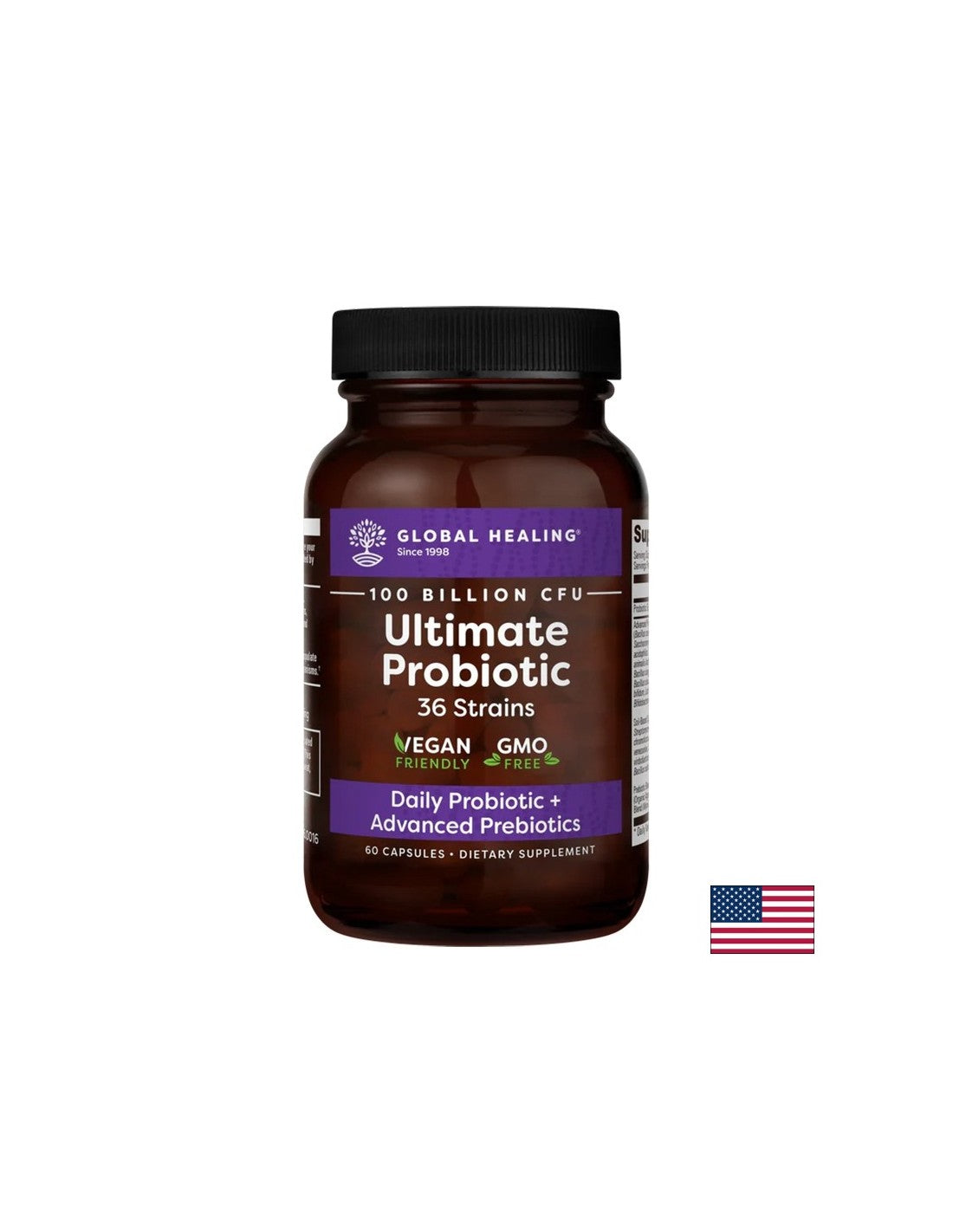 Ultimate Probiotic 100 billion active probiotics, 36 strains x 60 capsules - Nutra Best Europe