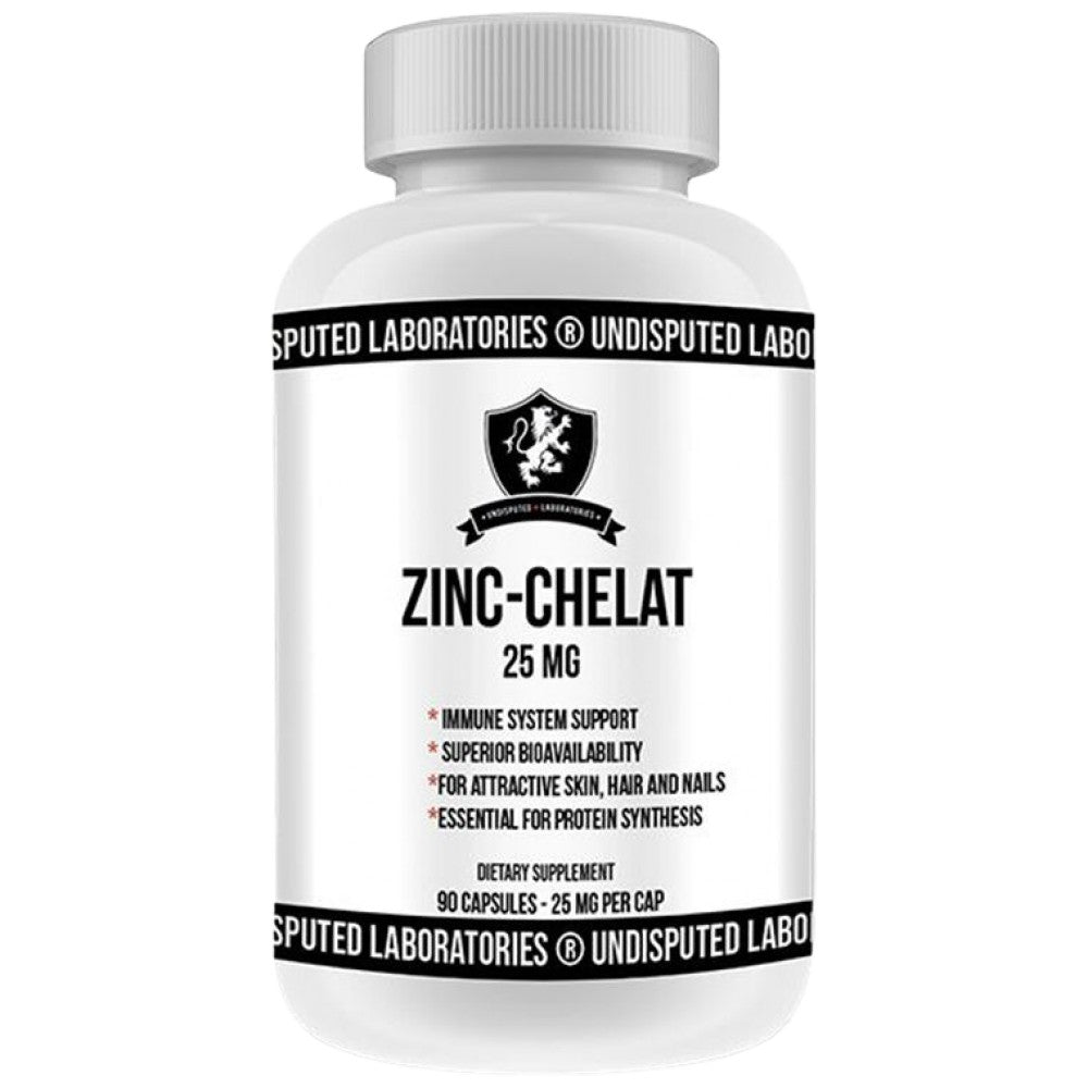 Zinc Chelate 25 mg - 90 capsules - Nutra Best Europe