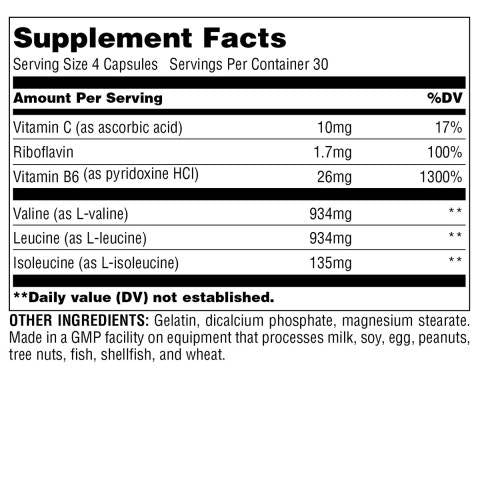 BCAA 2000 120 capsules - Nutra Best Europe