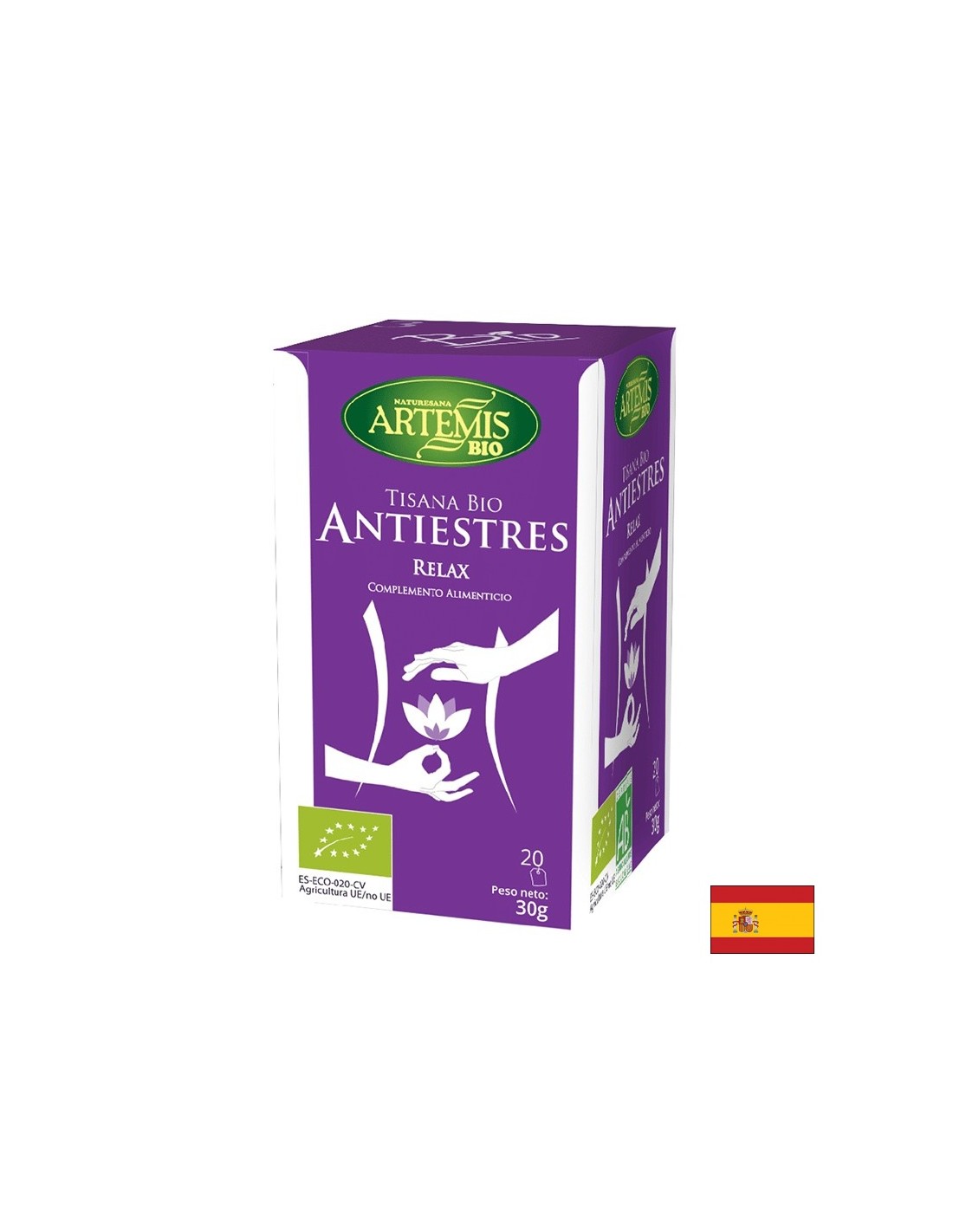 Soothing anti-stress tea, 20 filter bags - Nutra Best Europe