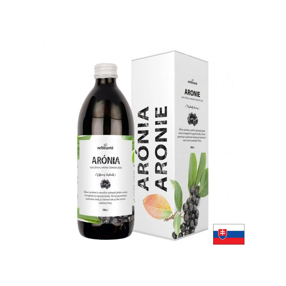 Aronia juice – powerful antioxidant - Heart, metabolic and liver health, 500 ml, 10 doses - Nutra Best Europe