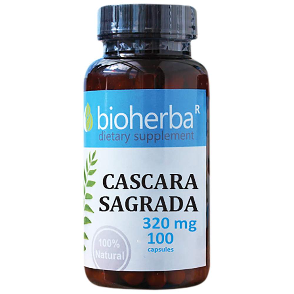 Cascara Sagrada 320 mg - 100 capsules - Nutra Best Europe