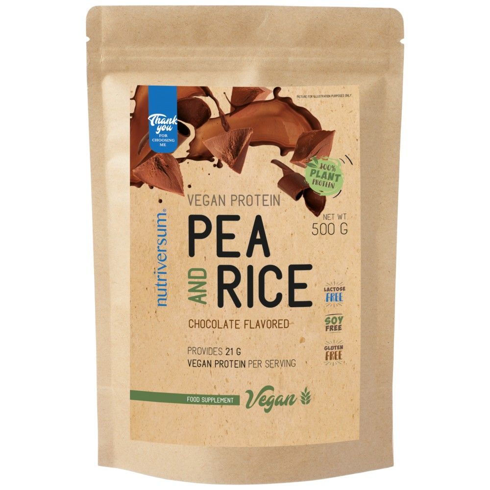 Vegan Protein | Pea and Rice - 500 grams - Nutra Best Europe