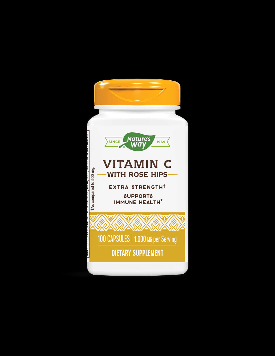 Vitamin C with Rose Hips/ Vitamin C 1000 mg & Rosehip x 100 capsules Nature's Way - Nutra Best Europe