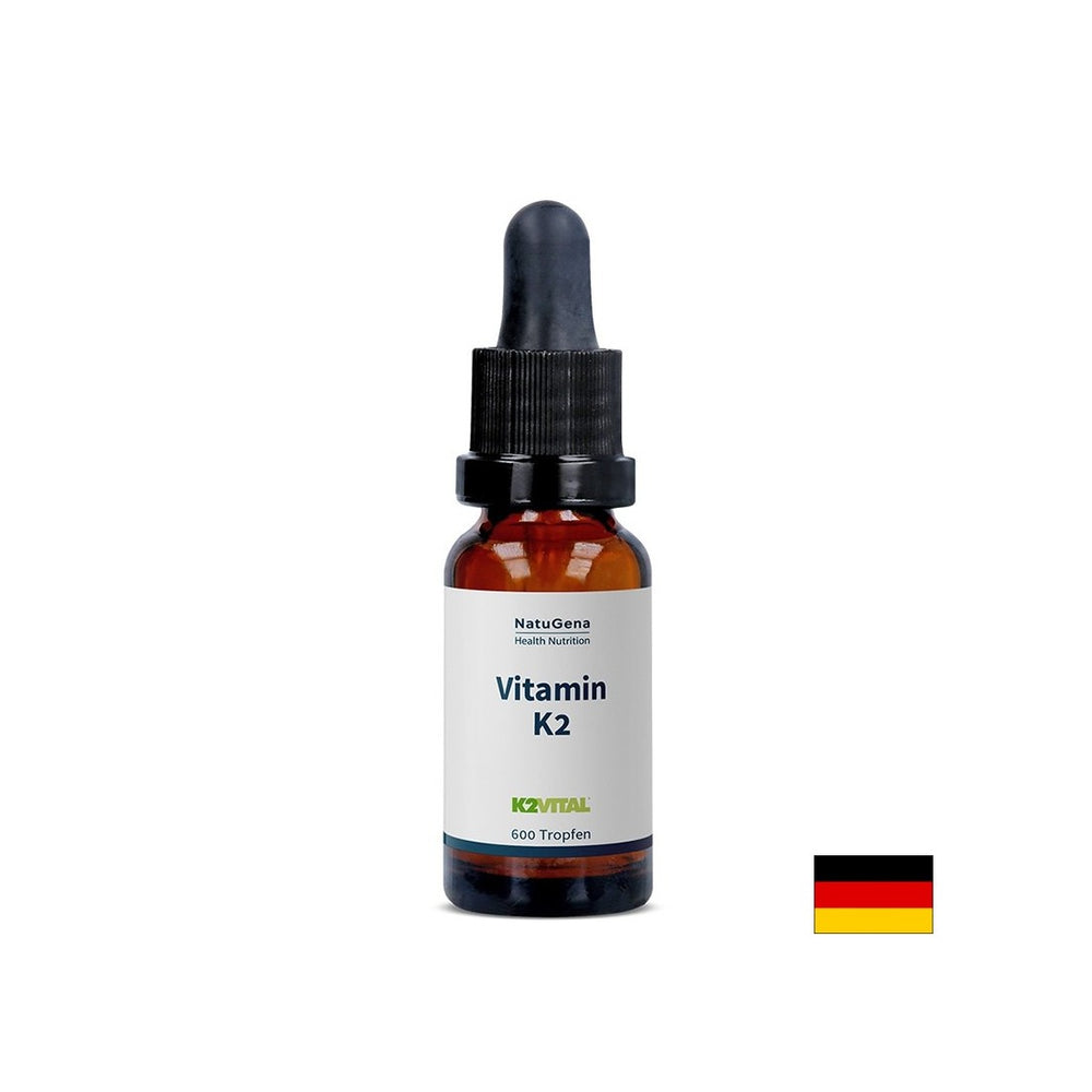 Vitamin K2 (menaquinone MK-7) - Bone health and calcium balance, 20 ml drops, 75 doses - Nutra Best Europe
