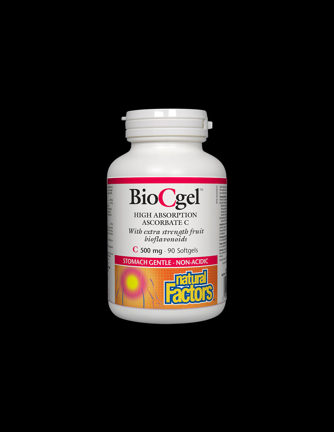 BioCgel High Absorption Ascorbate Vitamin C 500 mg - 90 Gel capsules - Nutra Best Europe