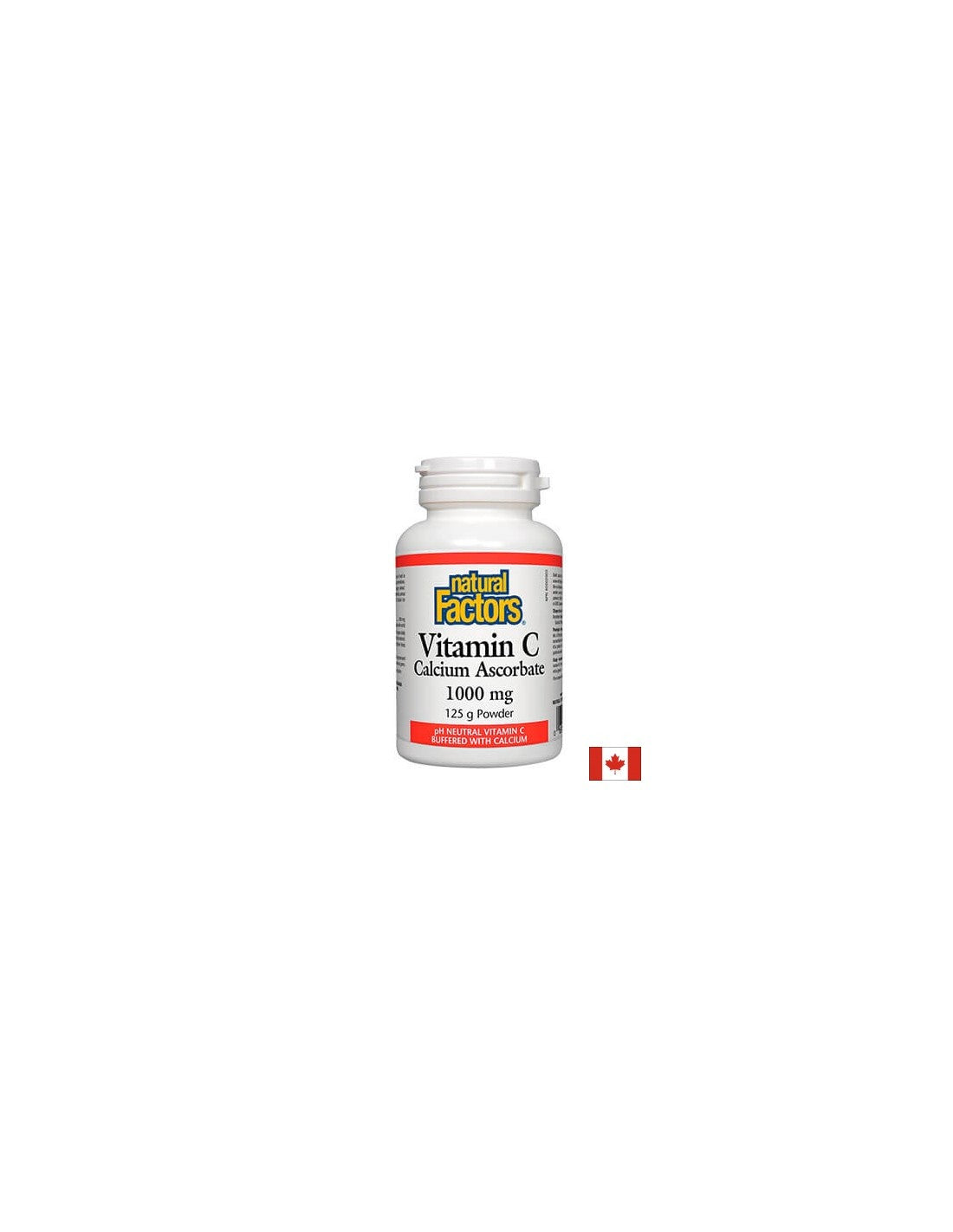 Vitamin C 1000 mg Calcium Ascorbate - 125 grams - Nutra Best Europe