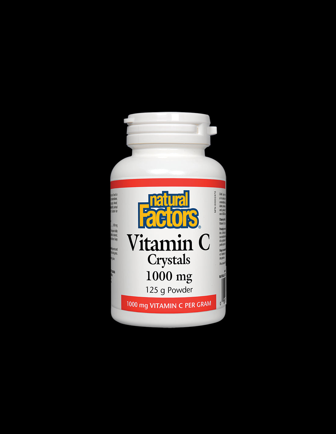 Vitamin C 1000 mg Crystals - 125 grams - Nutra Best Europe