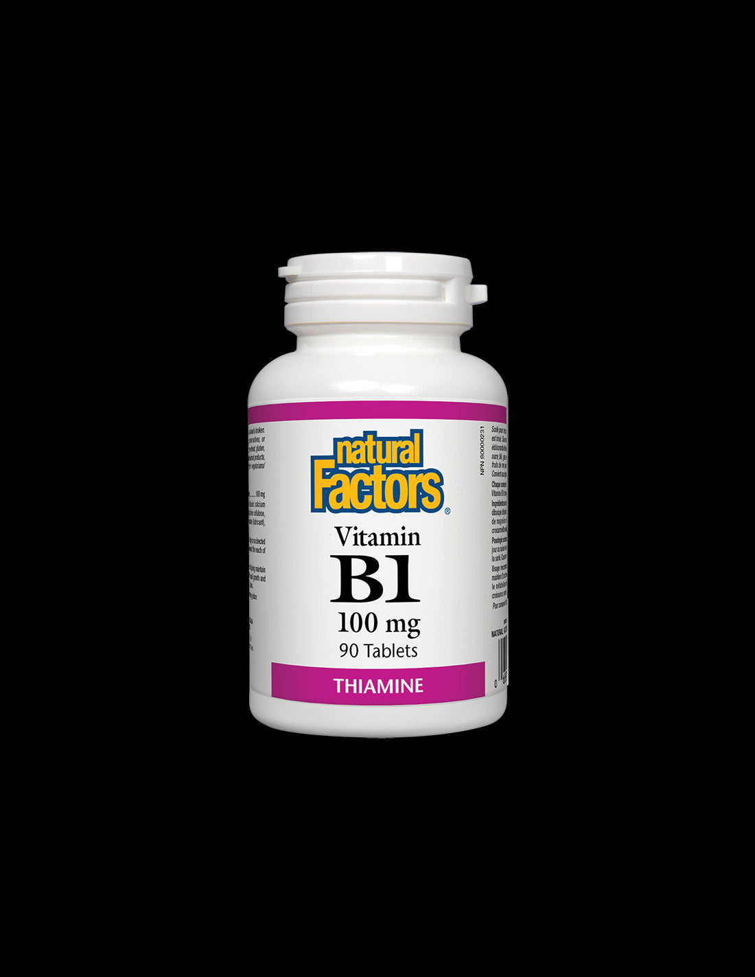 Vitamin B1 100 mg - 90 Tablets - Nutra Best Europe