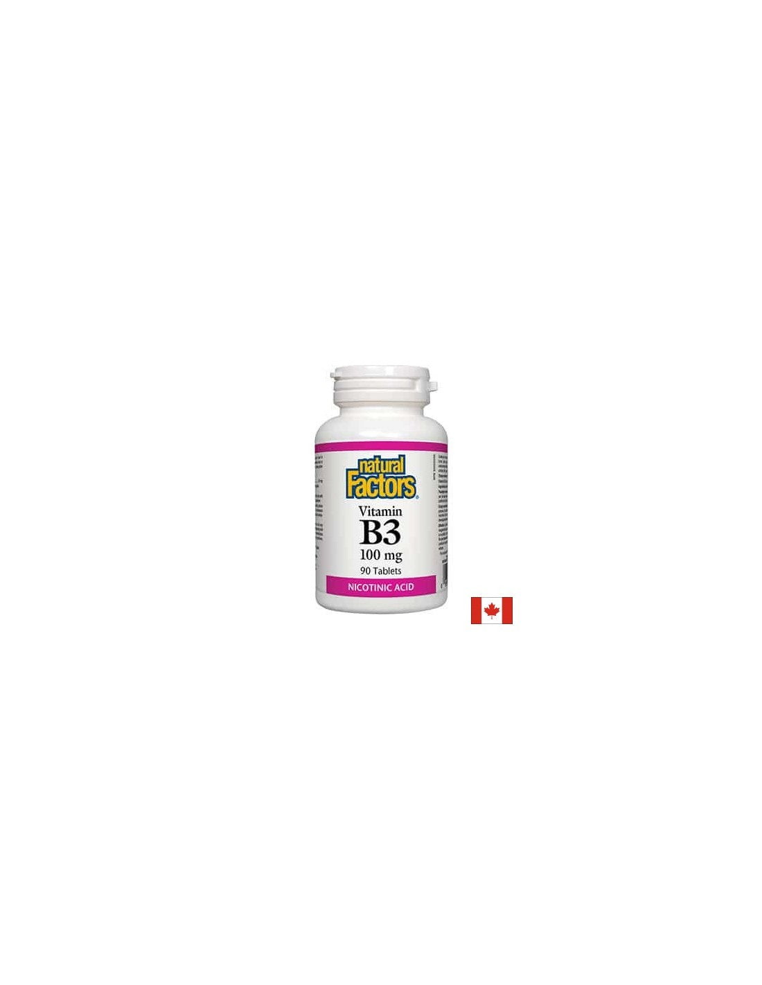 Vitamin B3 100 mg - 90 Tablets - Nutra Best Europe