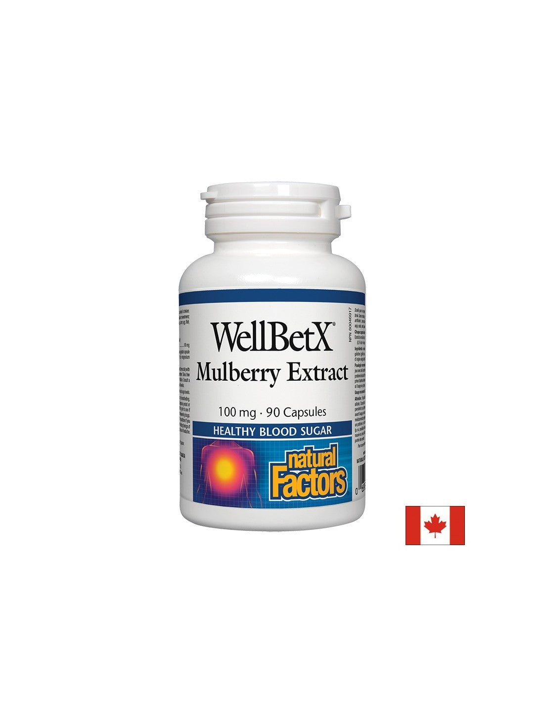 WellBetX Mulberry Extract 100 mg - 90 capsules - Nutra Best Europe