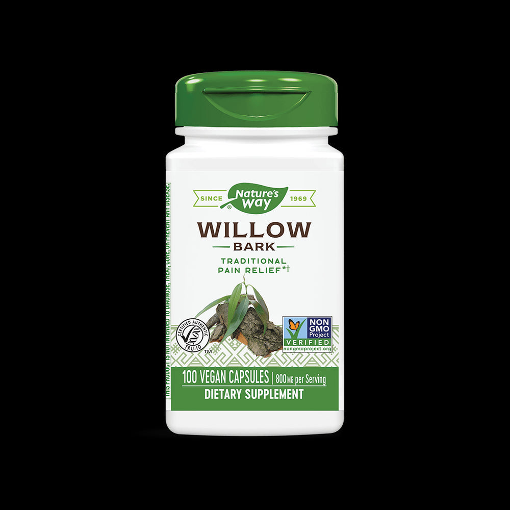 Willow Bark 400 mg - 100 capsules - Nutra Best Europe