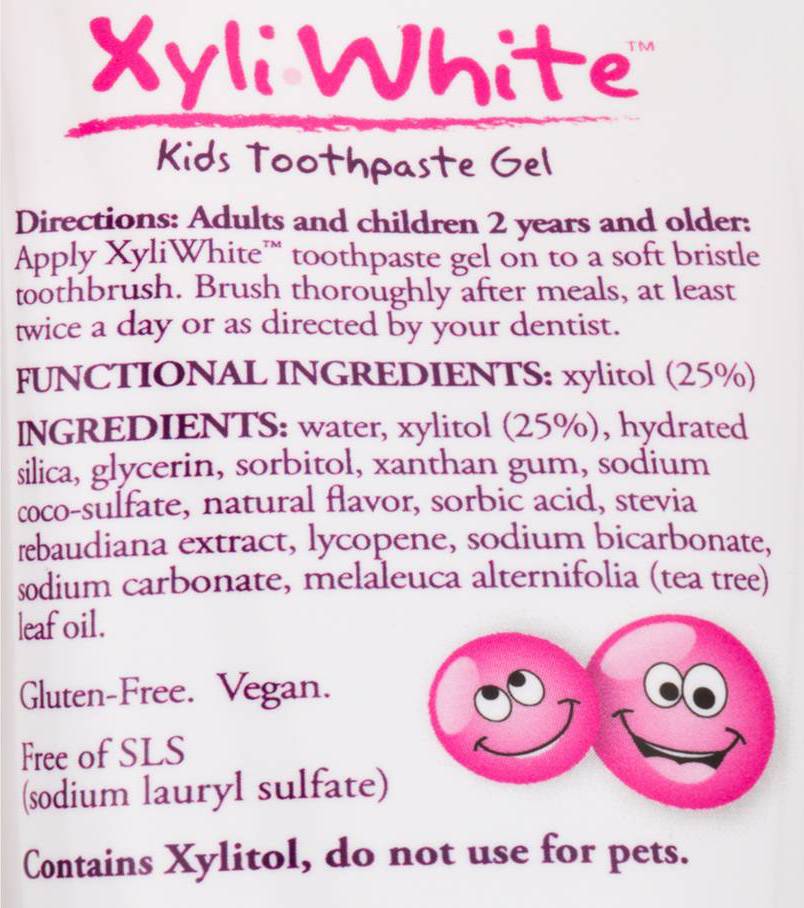 Kid's Xyliwhite - Bubblegum Toothpaste - 85 grams - Nutra Best Europe