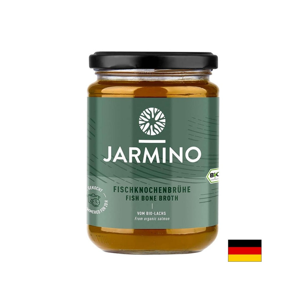 Fish bone broth BIO - (With spices, vegetables and rock salt), 350 ml - Nutra Best Europe