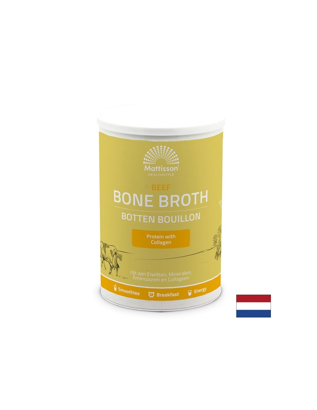Healthy joints and beautiful skin - Beef bone broth powder, 250 g - Nutra Best Europe