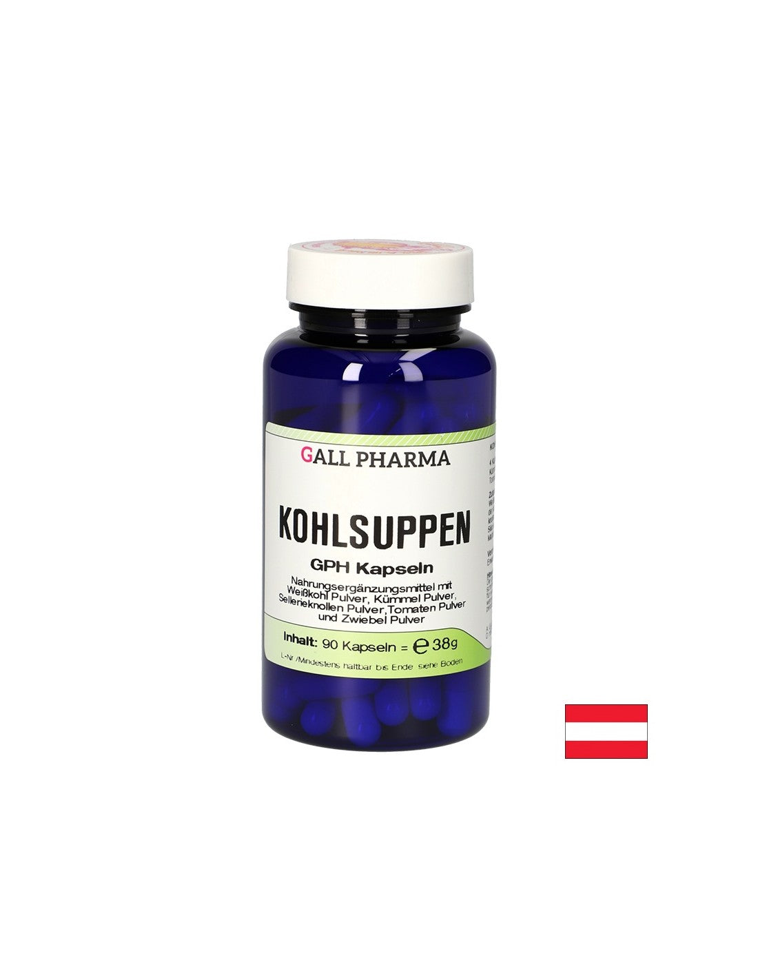 Healthy weight loss - Cabbage soup, 90 capsules - Nutra Best Europe