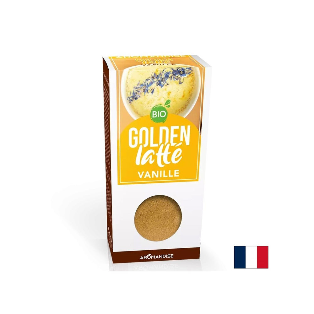 Golden Latte Turmeric and Vanilla, instant drink powder, 60 g - Nutra Best Europe