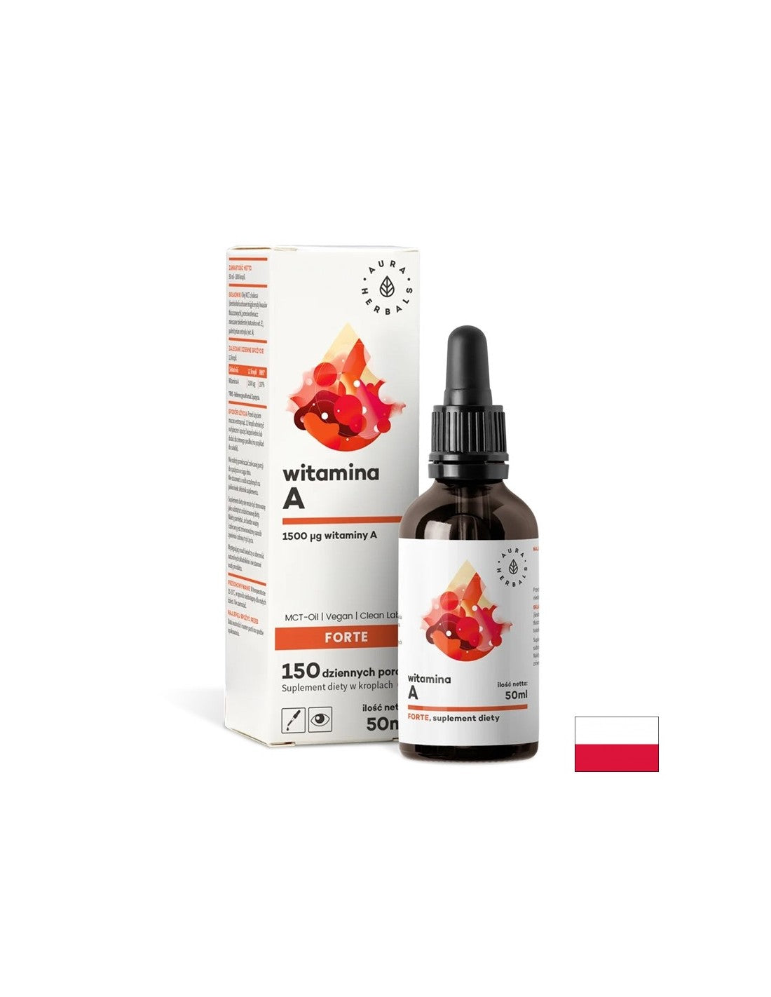 Vision and immunity - Vitamin A Forte, 50 ml, drops - Nutra Best Europe