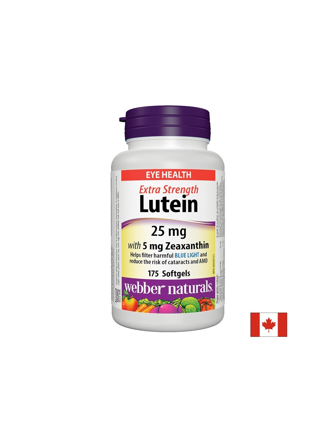 Vision - Lutein 25 mg + Zeaxanthin 5 mg, 175 softgel capsules - Nutra Best Europe