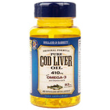 Pure Cod Liver Oil 410 mg / with Vitamin A & D - 60 Gel capsules - Nutra Best Europe