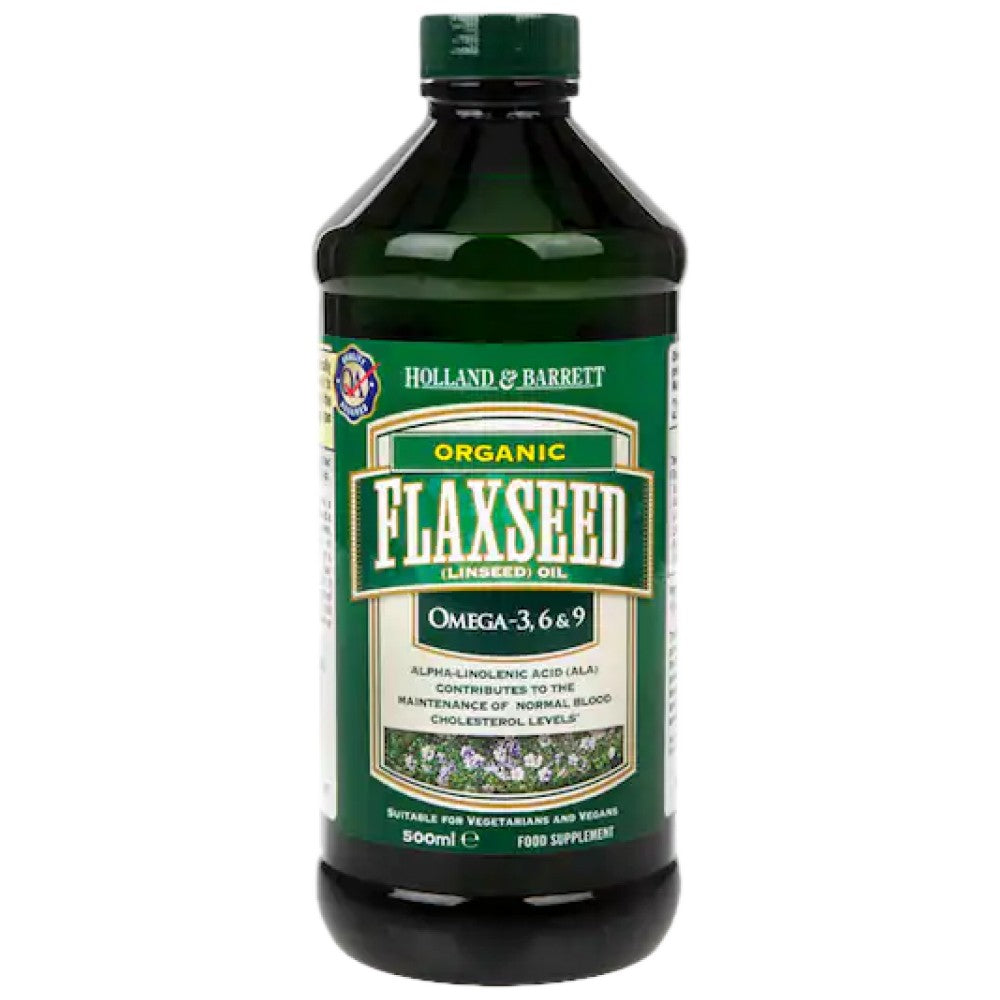 Flaxseed Oil / Organic - 500 ml - Nutra Best Europe