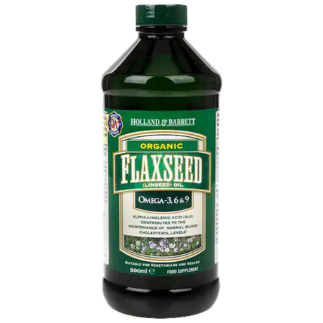 Flaxseed Oil / Organic - 500 ml - Nutra Best Europe