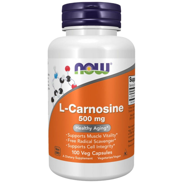 L-Carnosine 500 mg - 100 capsules - Nutra Best Europe