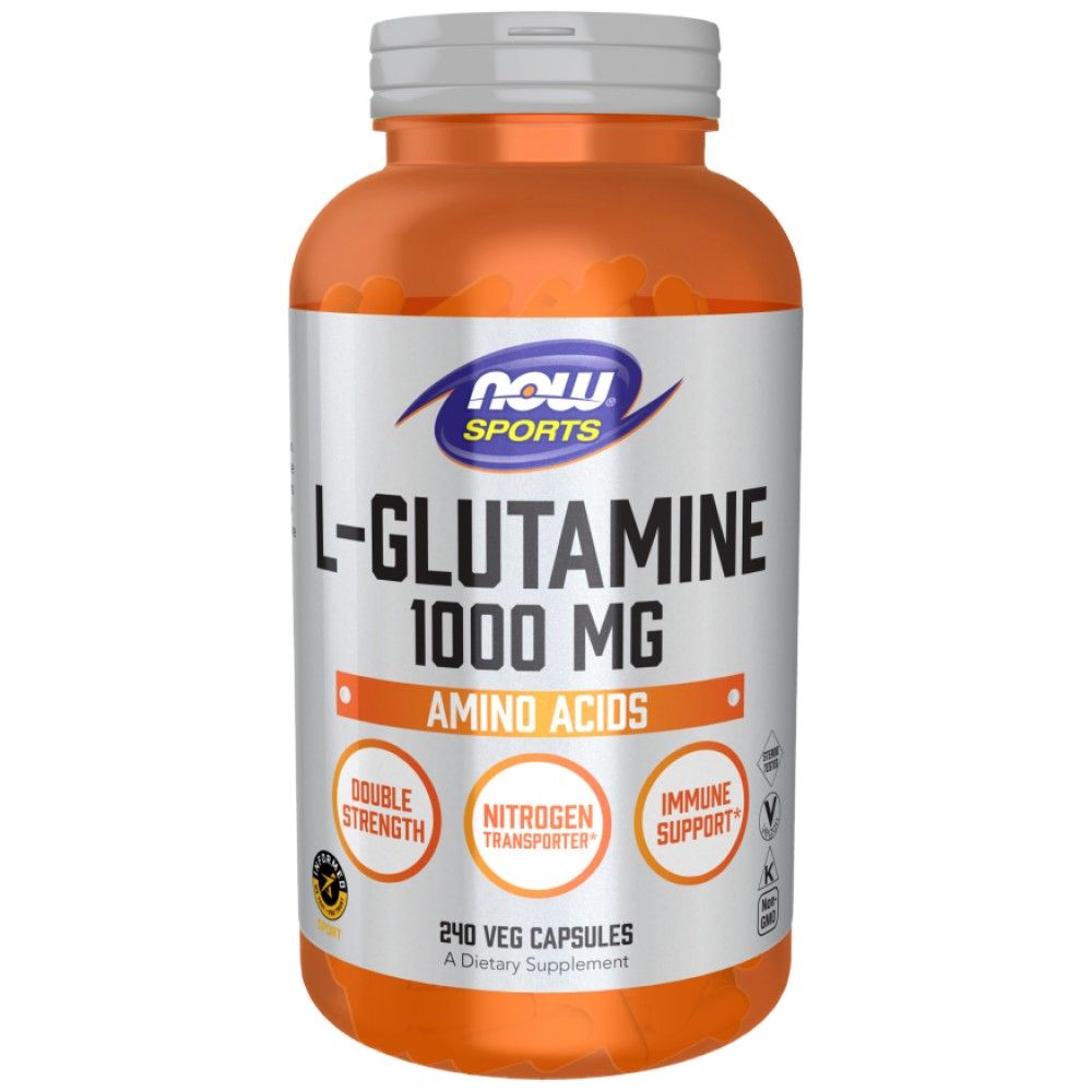 L-Glutamine 1000 mg - 240 capsules - Nutra Best Europe
