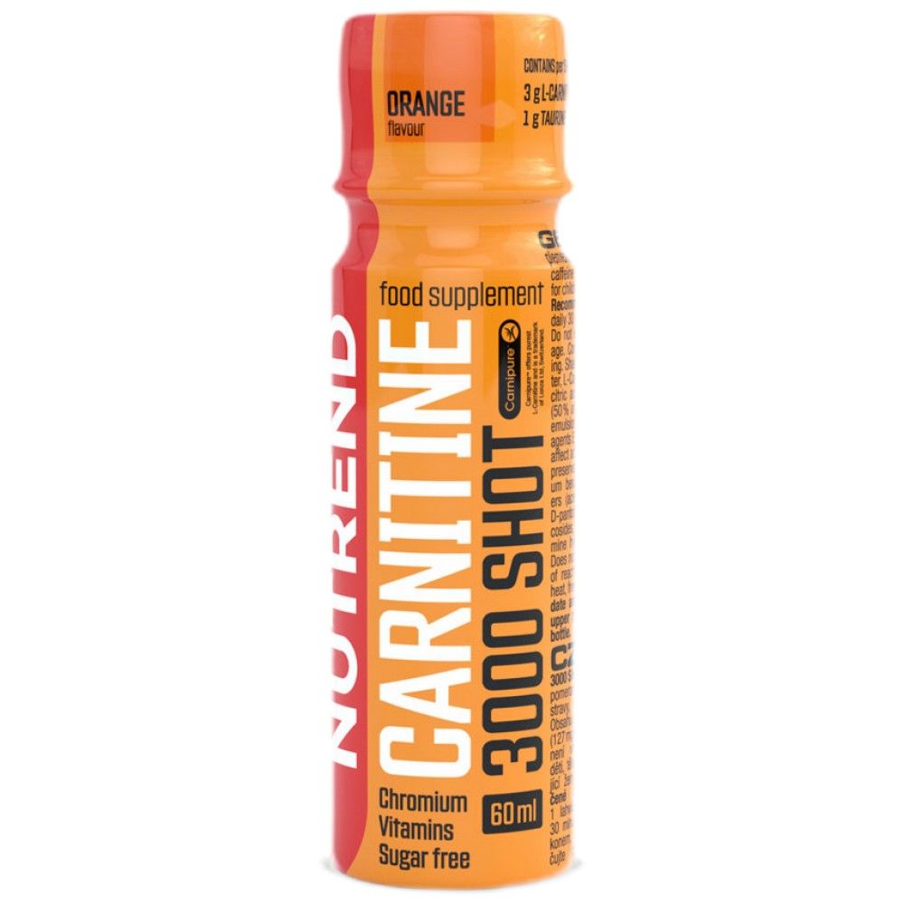 Carnitine 3000 Shot - 60 ml - Nutra Best Europe