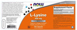 L-Lysine 500 mg - 100 capsules - Nutra Best Europe
