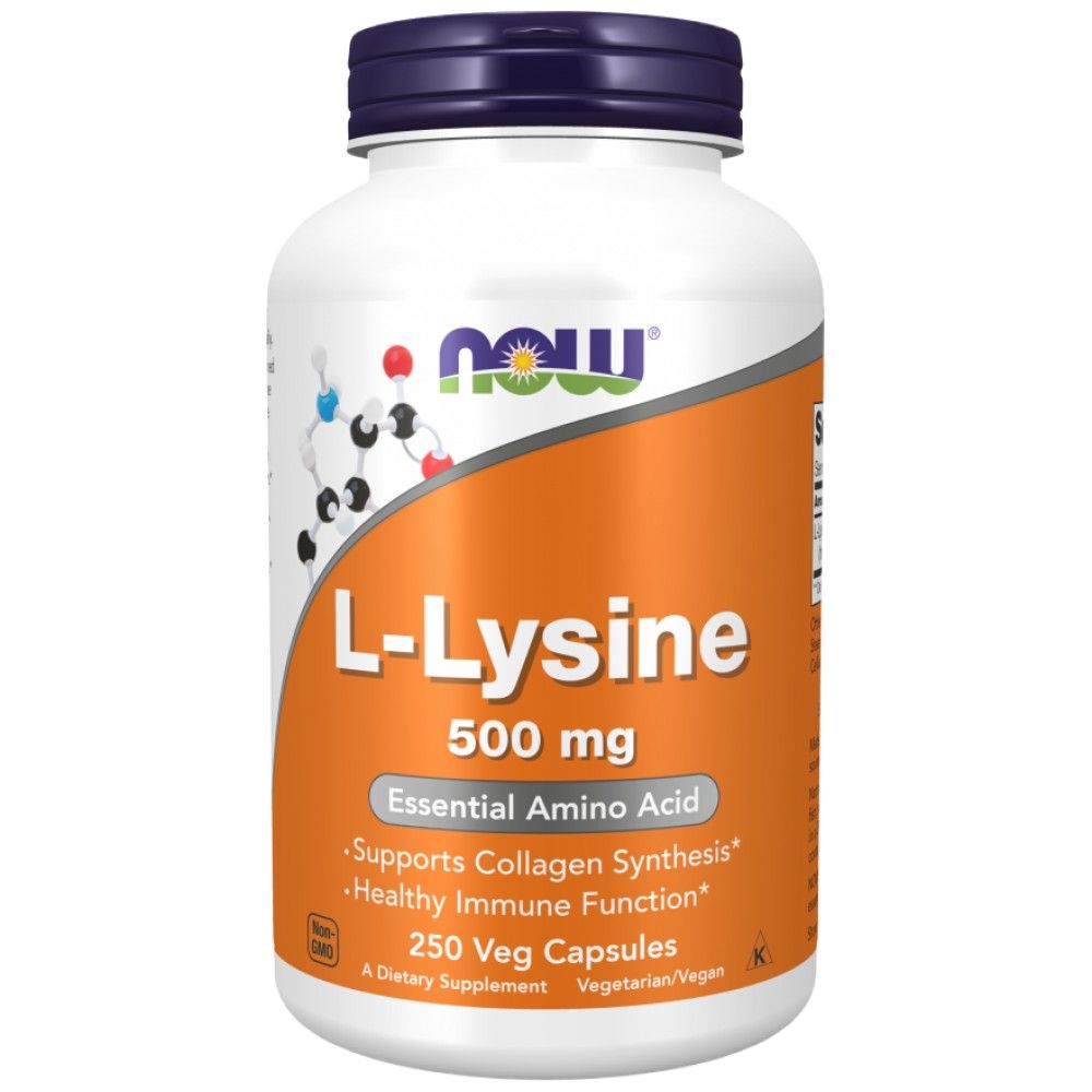 L-Lysine 500 mg - 100 capsules - Nutra Best Europe