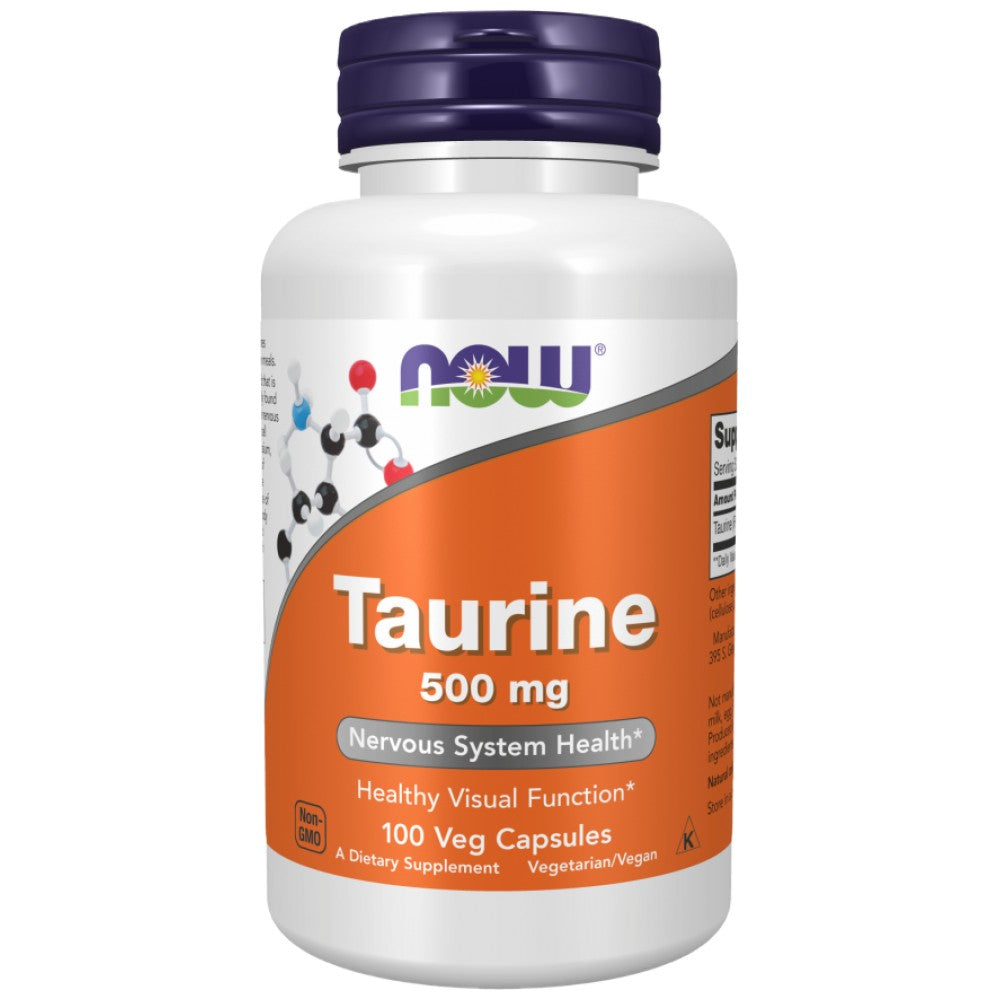 Taurine 500 mg - 100 capsules - Nutra Best Europe