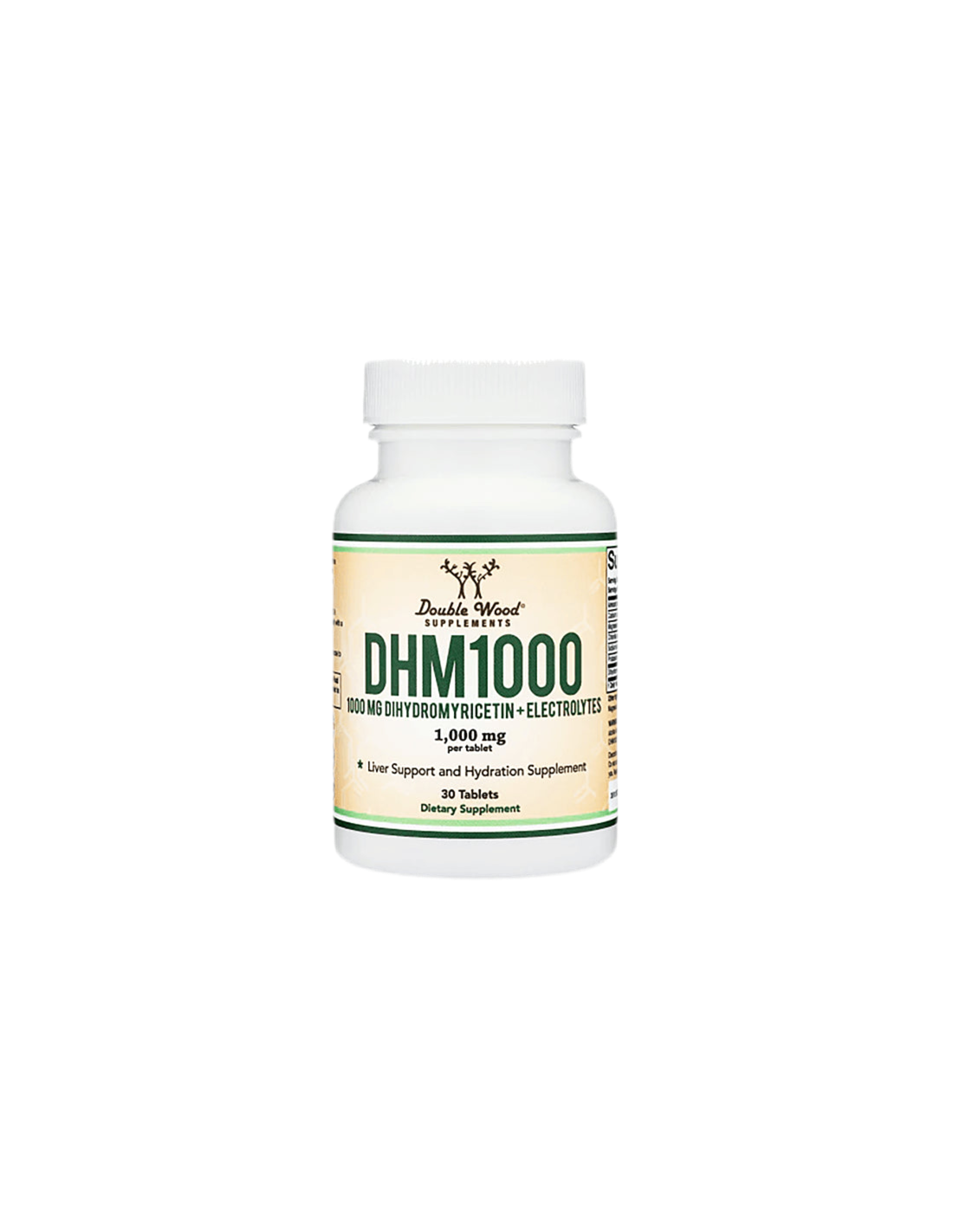 Dihydromyricetin + Electrolytes/ Dihydromyricetin + electrolytes, 30 tablets Double Wood - Nutra Best Europe