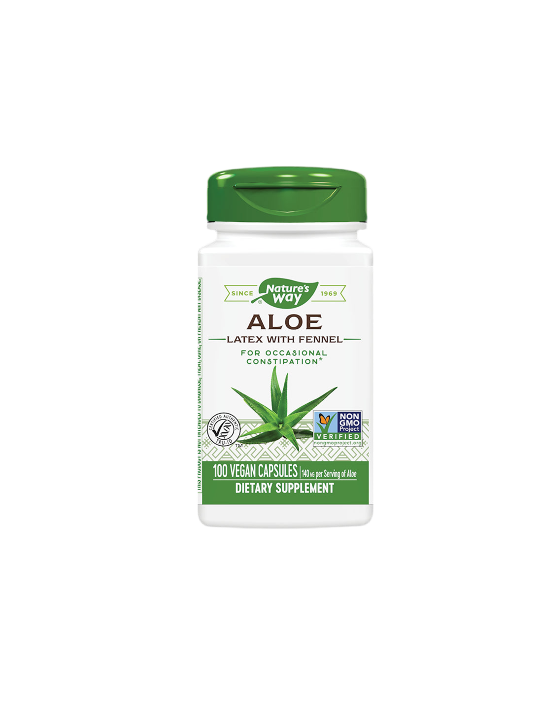 Aloe Vera 275 mg - 100 capsules - Nutra Best Europe