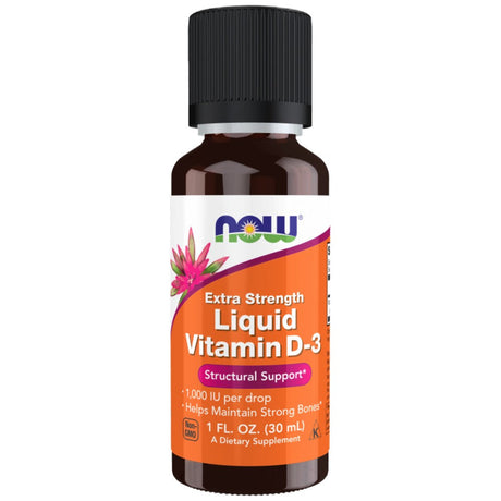 Liquid Vitamin D-3 / Extra Strength / 1000 IU per drop - 30 ml - Nutra Best Europe