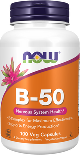 Vitamin B-50 [100 Capsules, 100 Doses] - Nutra Best Europe