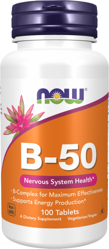 Vitamin B-50 [100 Tablets, 100 Doses] - Nutra Best Europe