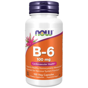 Vitamin B-6 100 mg - 100 capsules - Nutra Best Europe