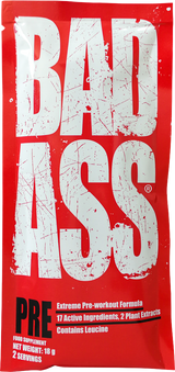 BAD ASS / Pre / Extreme Pre-Workout Formula Sample - 18 grams - Nutra Best Europe