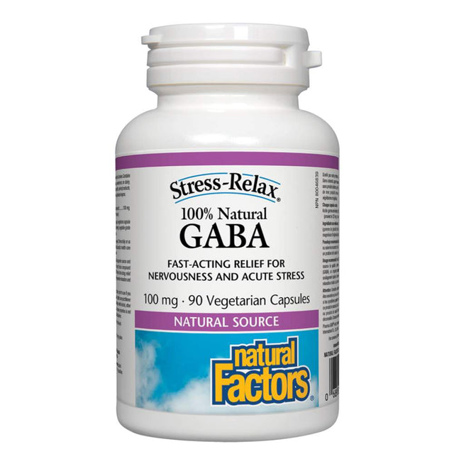 GABA 100 mg - 90 capsules - Nutra Best Europe