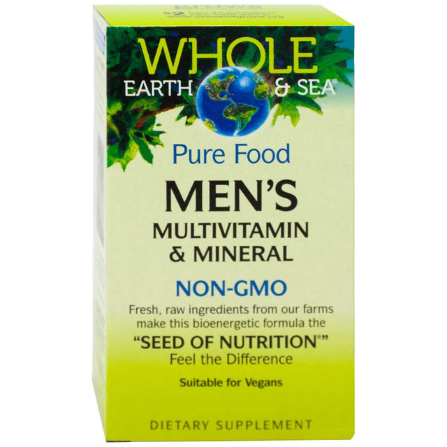 Men's Multivitamin and Minerals NON-GMO 60 Tablets - Nutra Best Europe