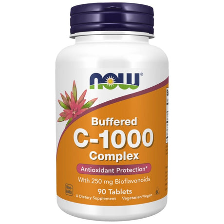 Vitamin C-1000 Complex - Buffered with 250 mg Bioflavonoids - 90 Tablets - Nutra Best Europe