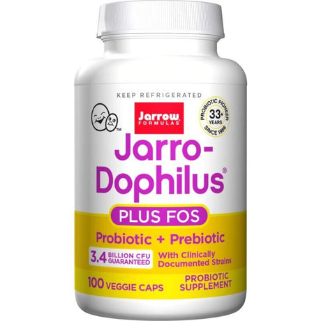 Jarro-Dophilus®+FOS (3.4 B. CFU) / 100 Caps - Nutra Best Europe