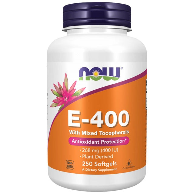 Vitamin E-400 IU D-Alpha - 250 Gel capsules - Nutra Best Europe